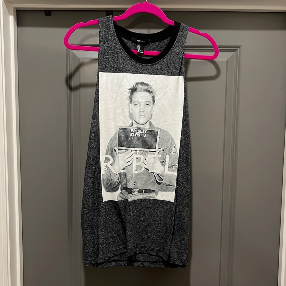 Elvis Presley “Rebel”Muscle Tee
